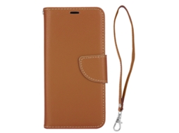 Capinha LAXISCREED Iphone 12 Pro Couro Marrom Flip