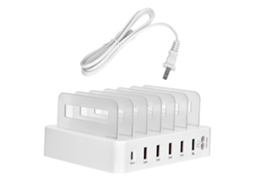 Carregador 6 Portas Qc3.0 Type C LAXISCREED