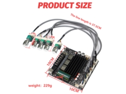 Laxiscreed Power Amplificador Board Com Bluetooth 5.1 E Áudio Estéreo 2.1 Canais