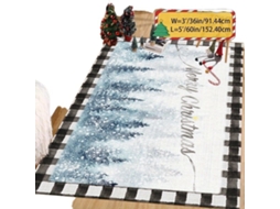 Tapete De Natal Zulida Com Flocos De Neve Vayotoy