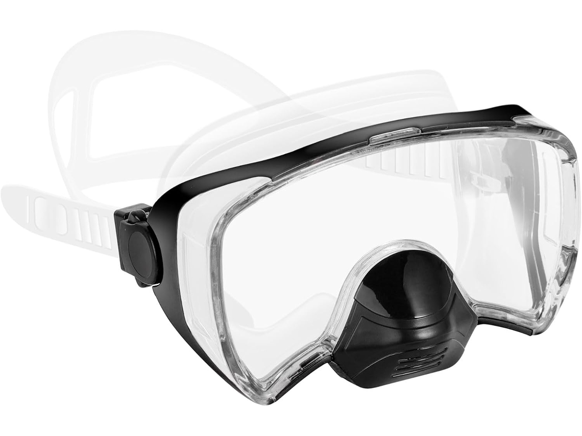 Óculos de Natação AQUAFORGE para adultos e adolescentes, máscara de mergulho à prova d'água, com protetor nasal removível