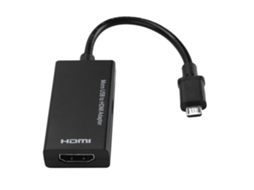 Aetheria adaptador Micro Usb para Hdmi 1080p com Som Estéreo 8 Canais para Android