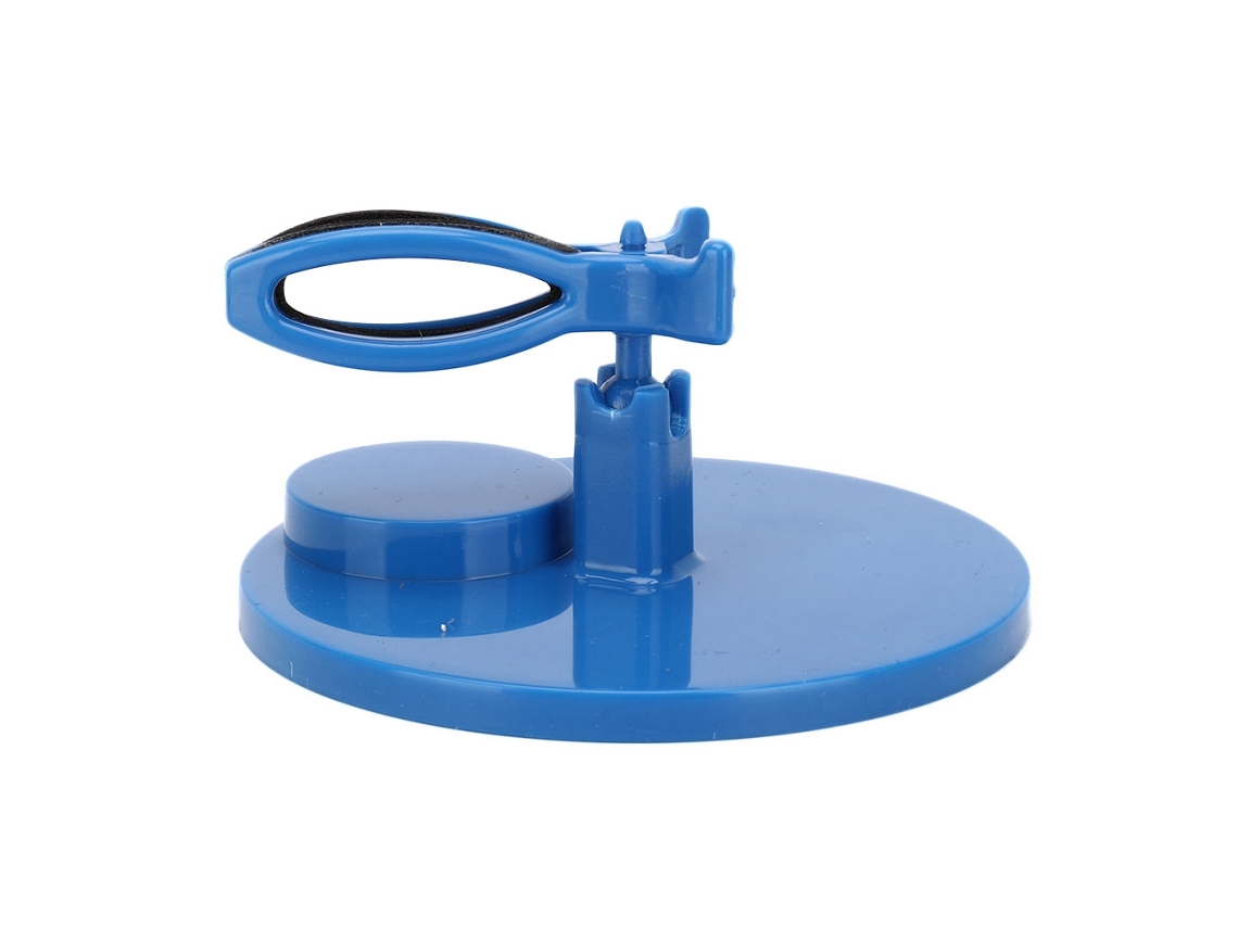 Suporte De Clip Fixo Para Esmalte De Unhas Flexível, Suporte De Manicure Ferramenta (azul)