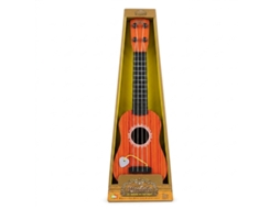 Guitarra Infantil De Brincar - Ukelele Mile Star Msyq00098 Castanho
