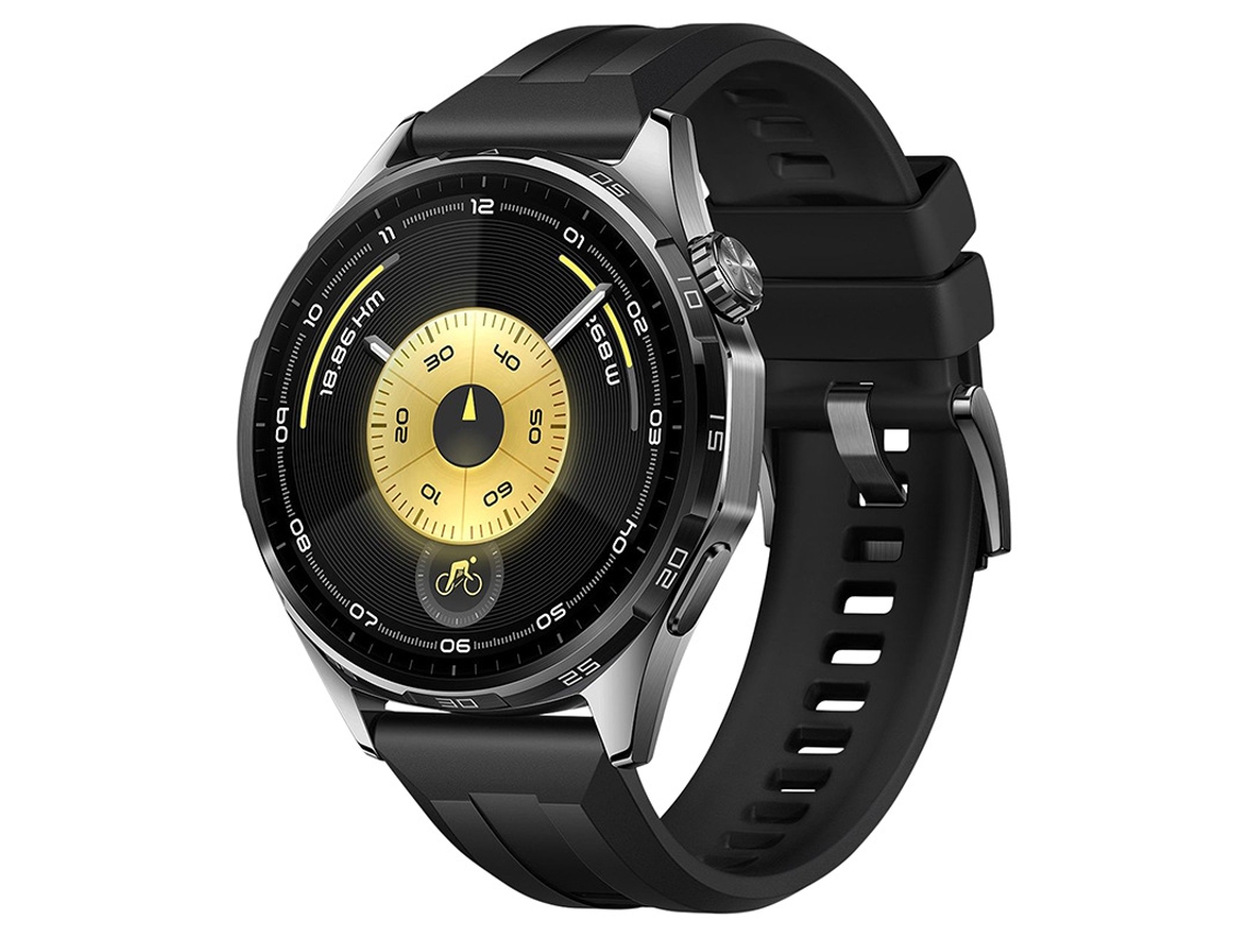 Pulseira de silicone universal de 22 mm para Huawei Watch Gt5 Pro / Gt6 / Gt4 de 46 mm preto HEXINYIGJLY