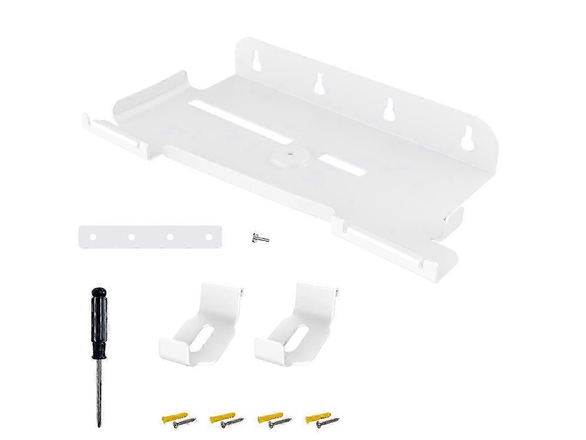 Wall Mount Stand Compatible With Slim Console And Controllers - Whitewhite
