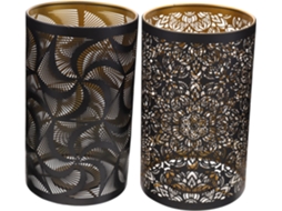 Luminária de Mesa Leve em Ferro para Escritório, Design Preto SFUSHOS