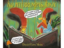 Livro ¡No Interrumpas Kika! de David Ezra (Espanhol)