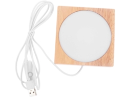 Luminária De Mesa Led Criativa Iplusmile, Base Luz Amarela, Material