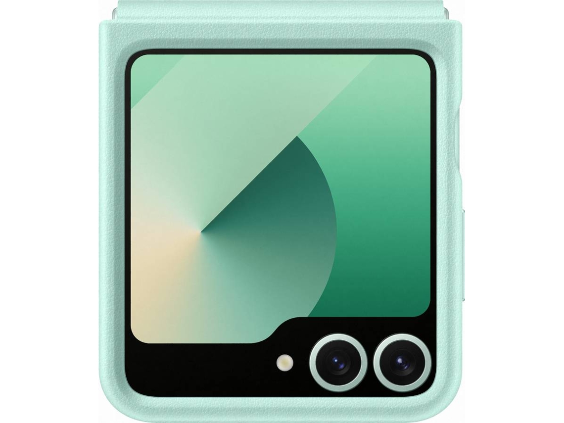 Capa SAMSUNG Galaxy Z Flip 6 Vegana (Menta)