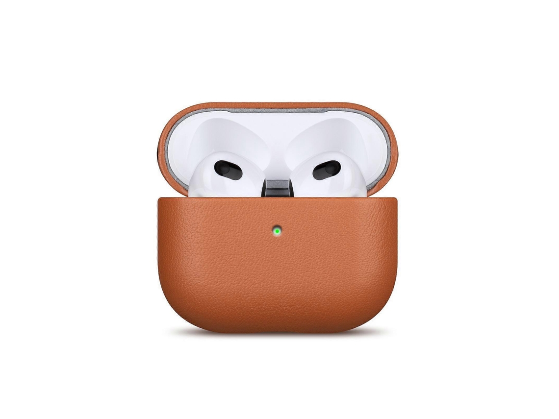 Capa Protetora De Couro Integral Para Fones De Ouvido Airpods Pro