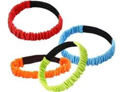 Conjunto De 4 Faixas Elásticas Para Corrida 3 Pernas, Feitas Tecido Oxford 210d Altamente Elástico E Com