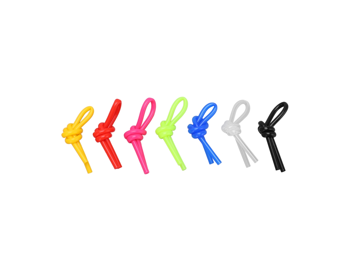 7 Peças Nó Amortecedor De Vibração Raquete Tênis Silicone Elástico Acessório Raquete Tênis