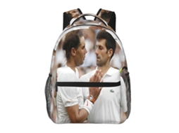 Mochila Novak Djokovic F56 Para Estudantes, Leve E Resistente, Impermeável E Com Alça De Ombro Ajustável C56