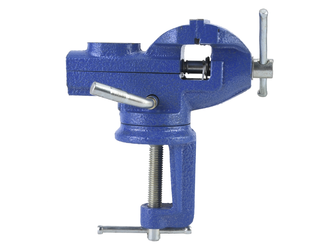 Vise De Bancada Mini Prensa Mesa Com Bigorna Para Joalheria Madeira (50mm)