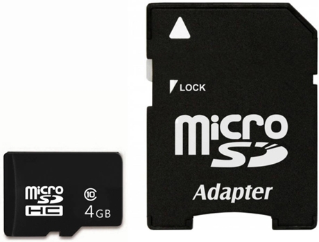 Cartão de Memória IMRO CARD MICSD-4GO 4 GB