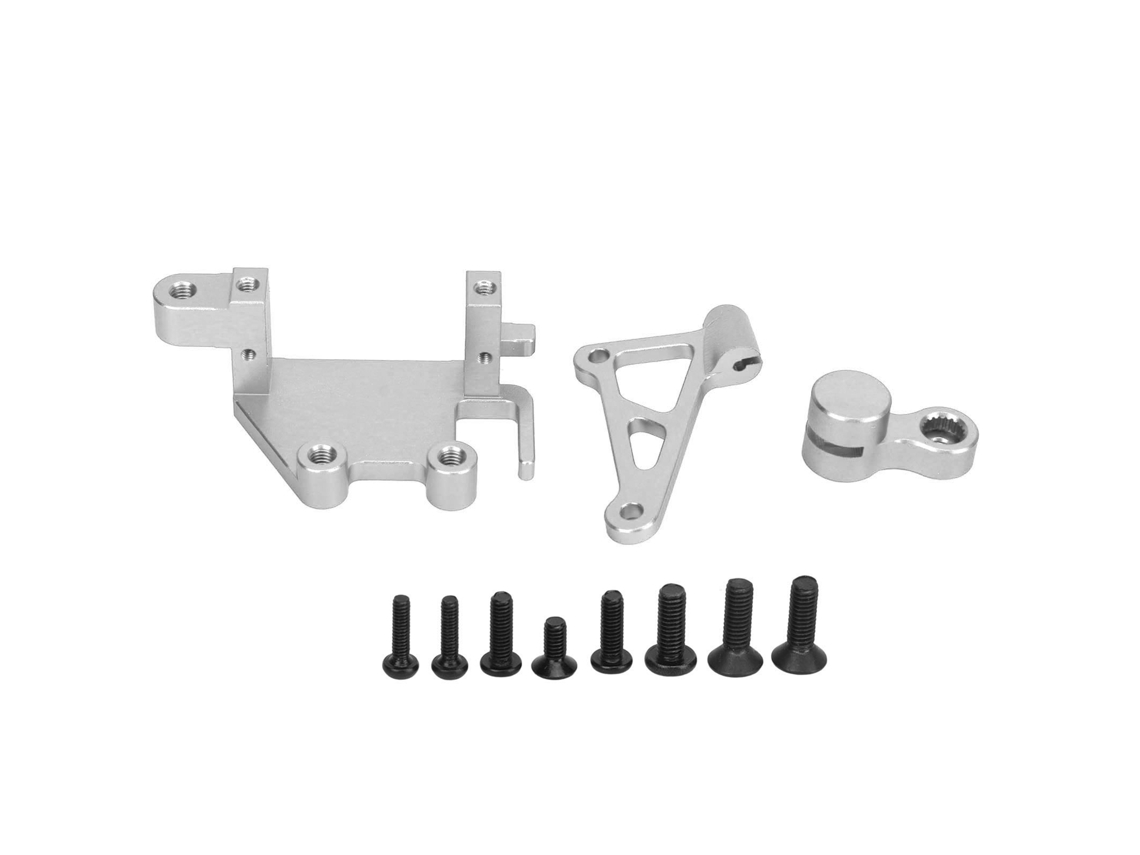 Mali conjunto de Braços de Suporte de Servo Rc para Moto Elétrica Losi Promoto Mx 1/4 Prata