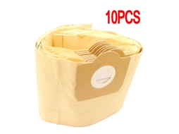 10pcs sacos de pó para aspirador de pó para KARCHER WD3 WD3300 WD3.500P MV3 WD3200 SE4001 SE4002 6.959-130 6.904-051 6.904-263