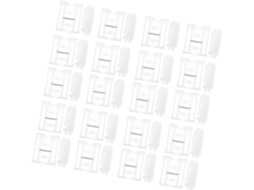 Conjunto De 20 Suportes Para Persianas Com 1 Enrolador De Cordão - Suportes Para Persianas E Presilhas