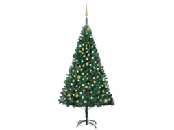 Artificial Christmas Tree, Artificial Christmas Trees Vidaxl Verde Pvc (210 Cm)
