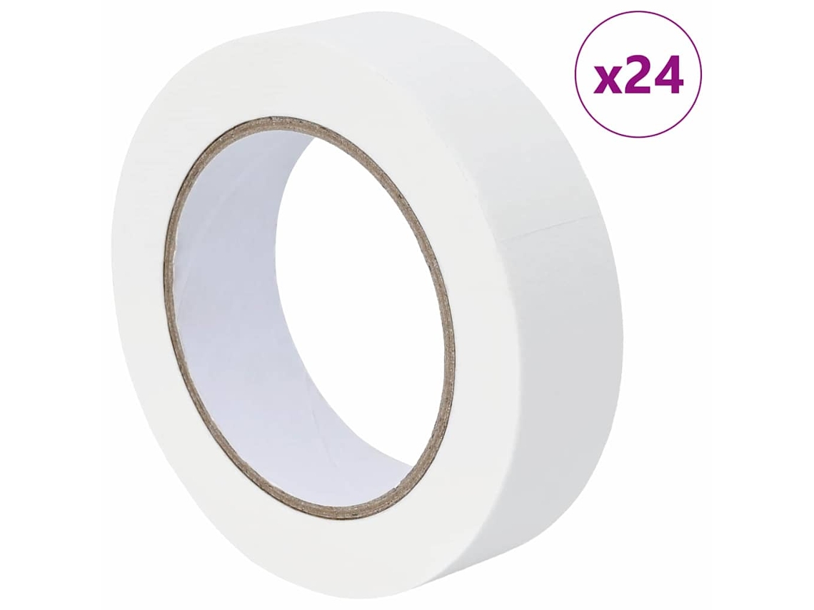 Conjunto de 24 folhas de papel para máscara brancas, 30 mm x 50 m, EXCLUSIVO DA MAISON.