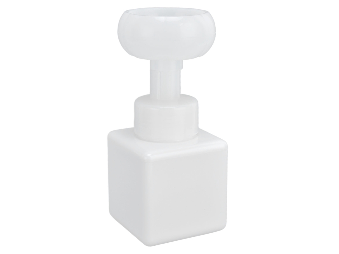 Garrafa Espuma Petg 250ml Branca Embalagem Cosmética