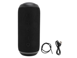 Caixa de som Bluetooth portátil para exteriores IPX4 com luz LED, 2x7W, som HD e microfone | S/MARCA