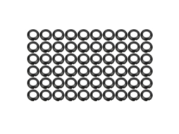 Anel de Enrolamento Elástico de Silicone 8.5mm 60pcs | S/MARCA