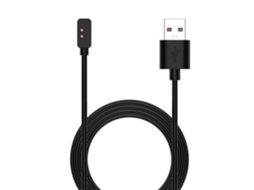 Cabo de Carregamento para Smartwatches Xiaomi Redmi Watch 2 / Watch 2 Lite, 55 Cm Portátil Exterior Viagem Compacta Wifi Noturna STELASPLEN (preto)