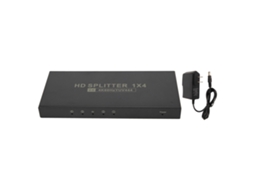 Divisor de Interface Multimídia Hd 2.0 4k 60hz com 1 Entrada e 4 Saídas CHABERLU