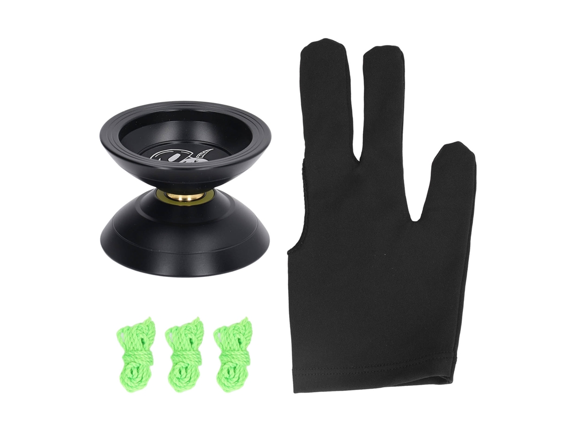 Mali yo Yo Toy H Shape 2 Modos Rotação Trick Decompression Unresponsive para Crianças Preto Escuro