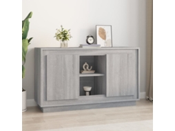 Aparador | Armário Buffet 102x35x60 Cm Derivados De Madeira Cinzento Sonoma