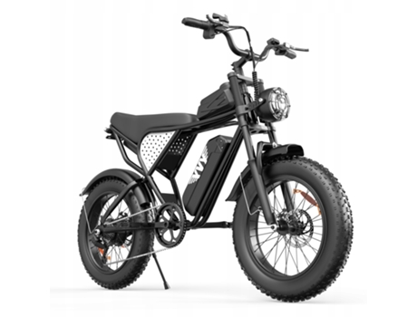 Bicicleta elétrica Yvy C20 Lite 1000 W 48 V 15 Ah 20'' até 45 km/h autonomia 100 km (descrição 1)
