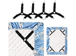 Conjunto De 4 Abraçadeiras Triangulares Para Lençóis, Grampo De Tensão Para Lençóis Aquaforge