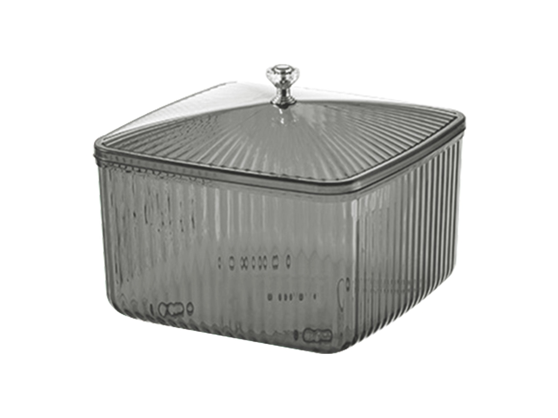 Caixa De Armazenamento Luxo Para Fruta Seca E Snacks - Organizador De Mesa De Grande Capacidade Para Sala E Casa