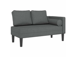 Chaise Lounge, Chaise Lounges Vidaxl Cinzeto Tecido