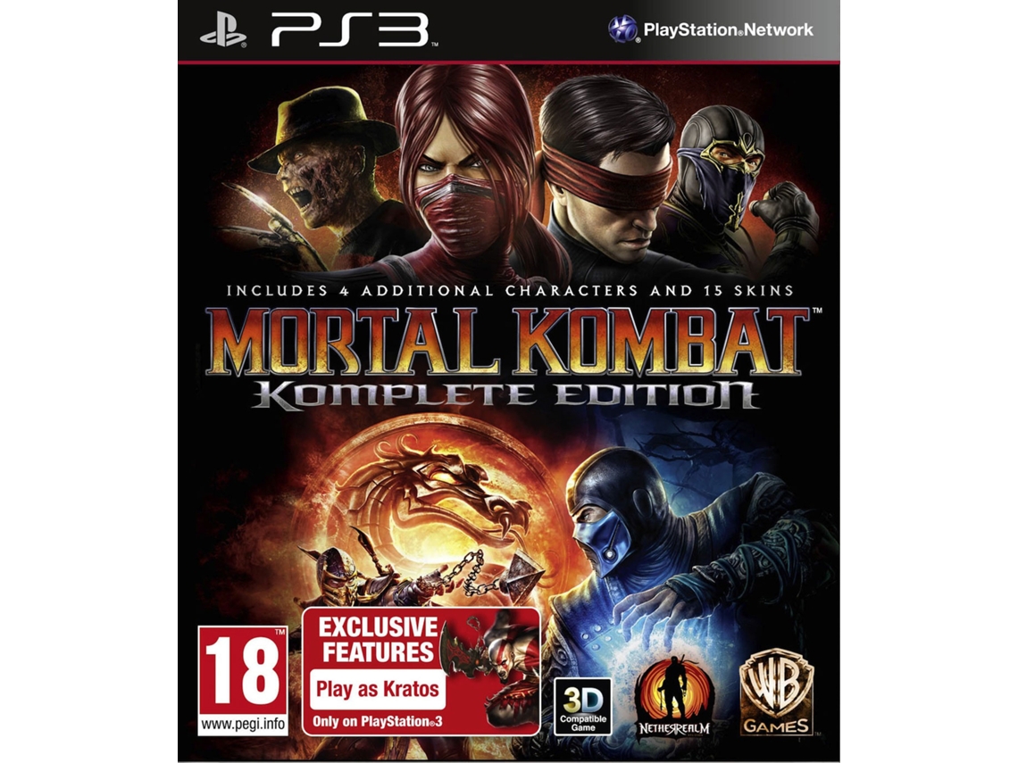 Jogo PS3 Mortal Kombat: Komplete Edition