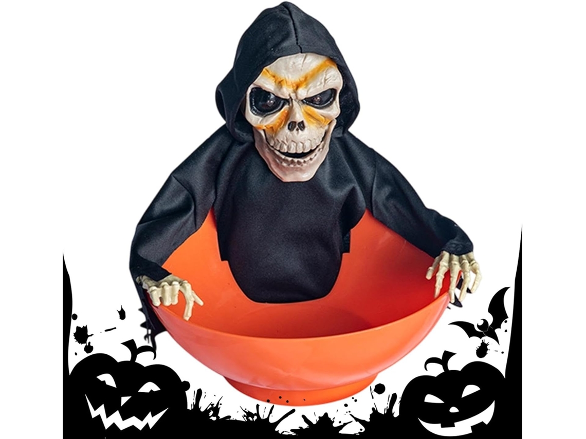 Prte-bnbns Hallween Decratin Esqueleto Gritando
