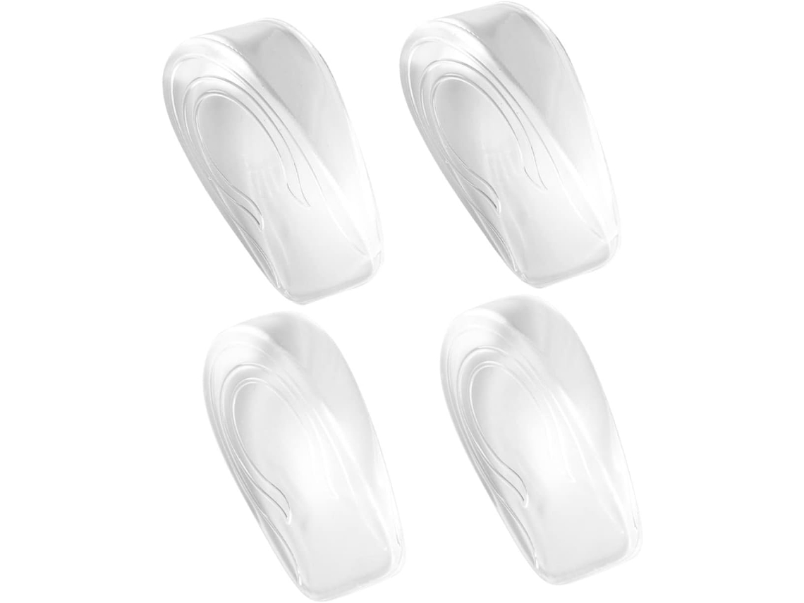 Calcanhares De Gel Para Homens, Protetores De Calcanhar Para Sapatos, 2 Pares, Aliviam A Pressão E Protegem Os Pés, Uso
