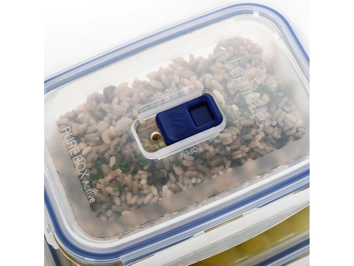 Conjunto de Lancheiras Luminarc Pure Box Active (5 pcs) Cristal
