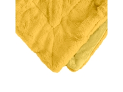 Manta Xadrez Amarela 130x170cm Minnor