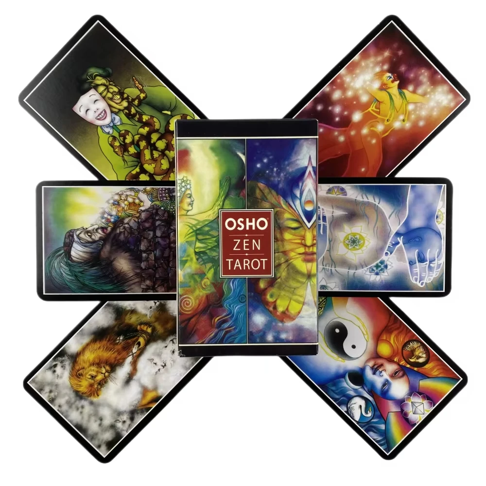 Jogo De Tarot Zen De Dedução De Osho, Versão Em Inglês Com 78 Cartas, Edição Para Adivinhação.