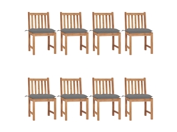 Garden Chair, Garden Chairs Vidaxl Cinzeto Madeira (n/a)