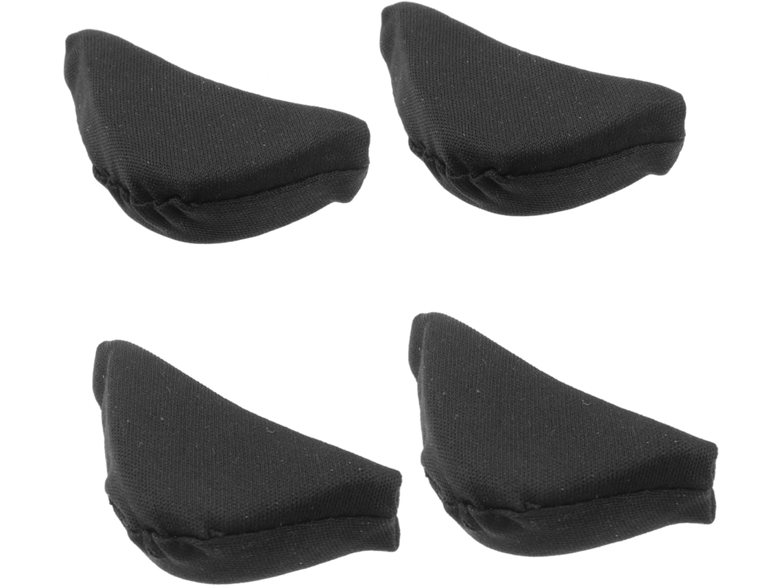 Palmilhas De Esponja Preta Para Sapatos Tamanho Grande, 2 Pares