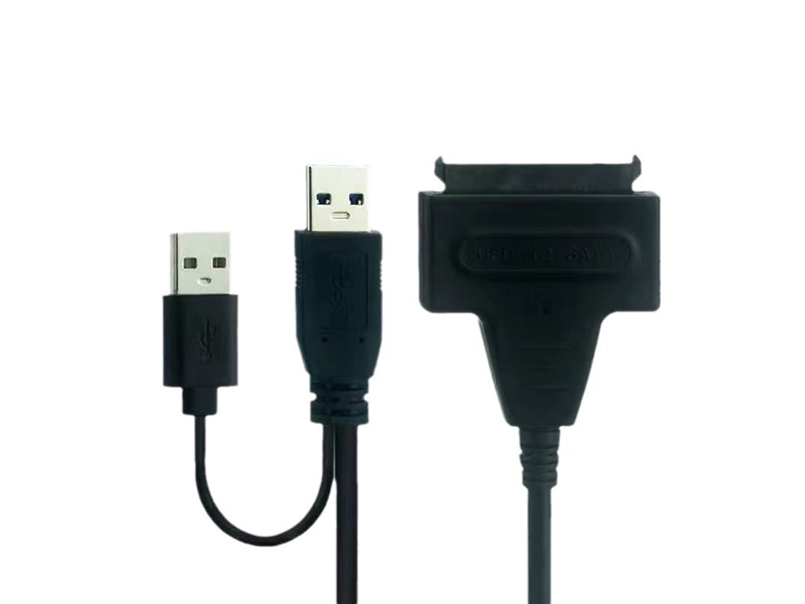 Cabo Conversor Usb 3.0 Para Sata, Transferência Rápida Hdd E Ssd, Compatível Com Pc Notebook
