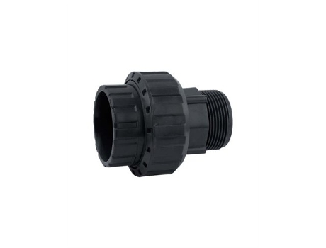 Luva De Ligação De Cola Mista Rosca Macho 3 Peças Pvc Pressão 63 Mm X 2, Ibide.