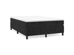 Box Spring Bed, Box Spring Beds Vidaxl Preto Veludo (140 X 200 Cm)