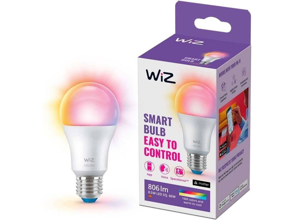 Lâmpada WiZ RGB A60 E27 922-65 (Branco)
