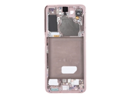 Placa Meio Frame Samsung S21 Rosa LAXISCREED