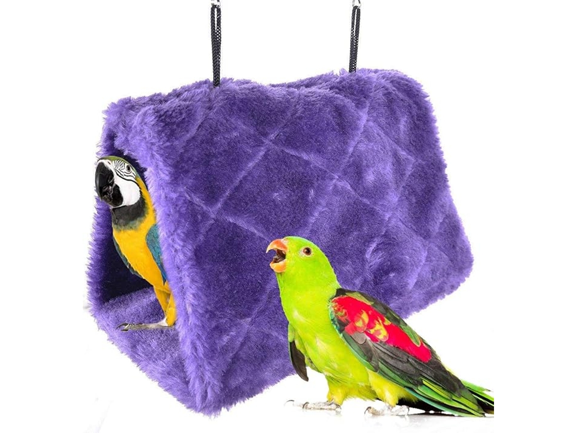 Casinha de Pássaros Quente de Inverno com Rede Suspensa AQUAFORGE